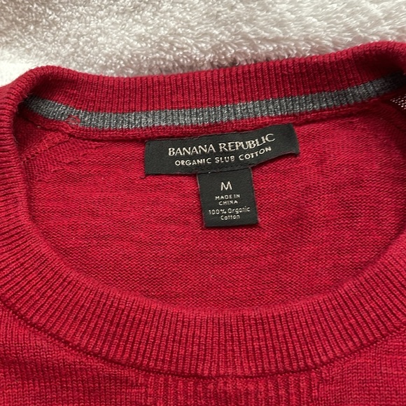 Banana Republic men’s dk red sweater … medium - Picture 4 of 4